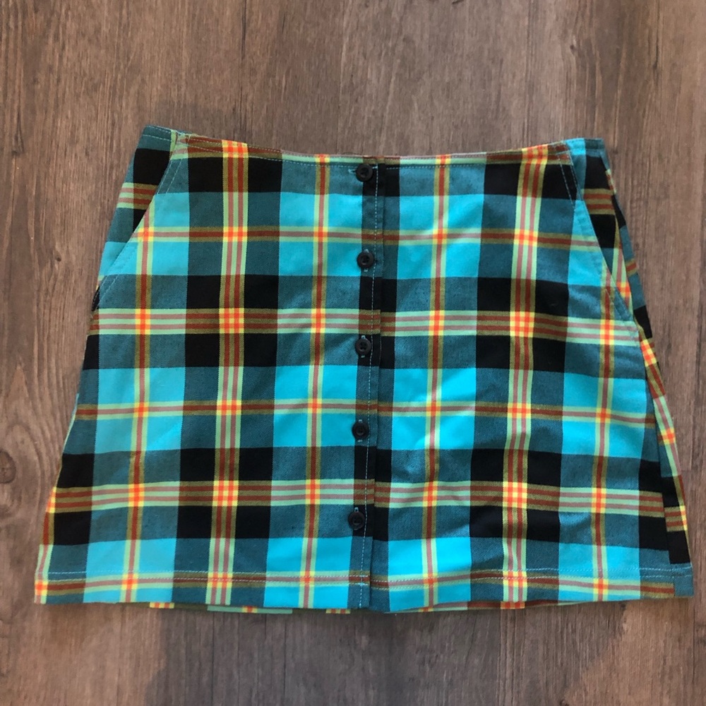 Obey Plaid skirt